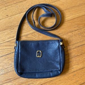 Clare V vivier navy mini sac